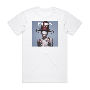 Grimes Kill V Maim Album Cover T-Shirt White