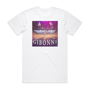 Gibonni Live Album Cover T-Shirt White