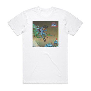 Gravy Train Staircase To The Day Album Cover T-Shirt White Gravy Train Staircase To The Day Album Cover T-Shirt White