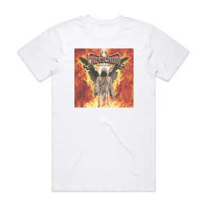 Girlschool Guilty As Sin Album Cover T-Shirt White Girlschool Guilty As Sin Album Cover T-Shirt White