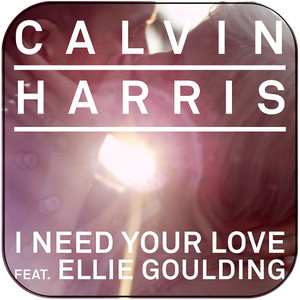 Calvin Harris I Need Your Love-1 Album Cover Sticker Calvin Harris I Need Your Love-1 Album Cover Sticker