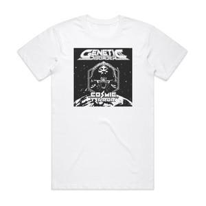 Genetic Disorder Cosmic Terror Album Cover T-Shirt White Genetic Disorder Cosmic Terror Album Cover T-Shirt White