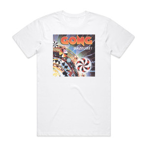 Gong Gazeuse Album Cover T-Shirt White Gong Gazeuse Album Cover T-Shirt White