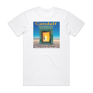 Gandalf Gates To Secret Realities Album Cover T-Shirt White