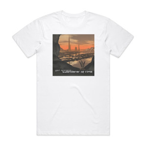 Gert Emmens Wanderer Of Time Album Cover T-Shirt White Gert Emmens Wanderer Of Time Album Cover T-Shirt White