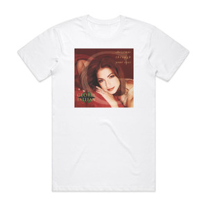 Gloria Estefan Christmas Through Your Eyes Album Cover T-Shirt White Gloria Estefan Christmas Through Your Eyes Album Cover T-Shirt White