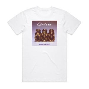Genesis Keep It Dark Album Cover T-Shirt White Genesis Keep It Dark Album Cover T-Shirt White