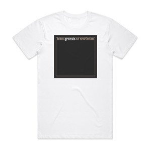 Genesis From Genesis To Revelation 8 Album Cover T-Shirt White Genesis From Genesis To Revelation 8 Album Cover T-Shirt White