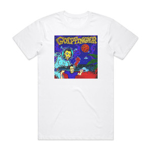 Goldfinger Goldfinger 1 Album Cover T-Shirt White Goldfinger Goldfinger 1 Album Cover T-Shirt White