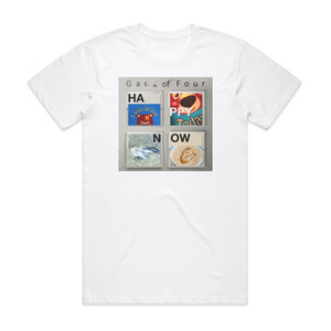 Gang of Four Happy Now Album Cover T-Shirt White