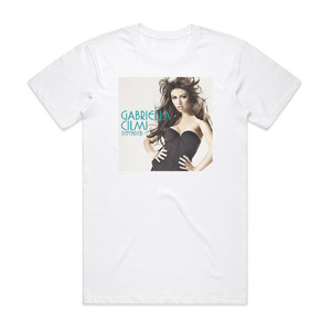 Gabriella Cilmi Defender Album Cover T-Shirt White Gabriella Cilmi Defender Album Cover T-Shirt White
