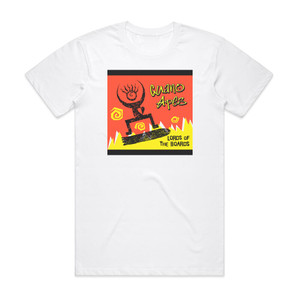 Guano Apes Lords Of The Boards 1 Album Cover T-Shirt White Guano Apes Lords Of The Boards 1 Album Cover T-Shirt White