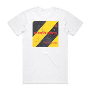 Guano Apes Break The Line Album Cover T-Shirt White Guano Apes Break The Line Album Cover T-Shirt White