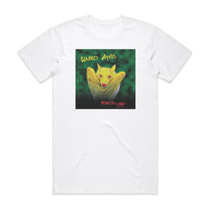 Guano Apes Proud Like A God 1 Album Cover T-Shirt White Guano Apes Proud Like A God 1 Album Cover T-Shirt White