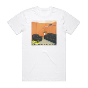 GusGus Dont Know How To Love Album Cover T-Shirt White GusGus Dont Know How To Love Album Cover T-Shirt White
