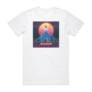GUNSHIP Gunship 1 Album Cover T-Shirt White GUNSHIP Gunship 1 Album Cover T-Shirt White