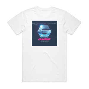 GUNSHIP Fly For Your Life Album Cover T-Shirt White GUNSHIP Fly For Your Life Album Cover T-Shirt White