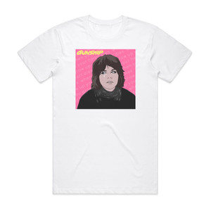 GUNSHIP When You Grow Up Your Heart Dies Album Cover T-Shirt White GUNSHIP When You Grow Up Your Heart Dies Album Cover T-Shirt White