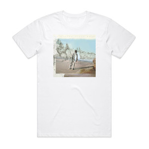 Gerard Manset Un Oiseau Sest Pos Album Cover T-Shirt White Gerard Manset Un Oiseau Sest Pos Album Cover T-Shirt White