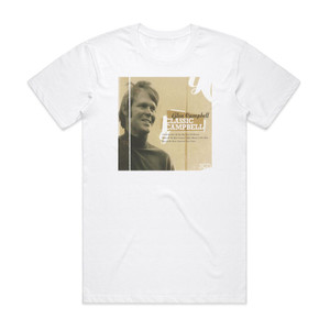 Glen Campbell Classic Campbell Album Cover T-Shirt White Glen Campbell Classic Campbell Album Cover T-Shirt White