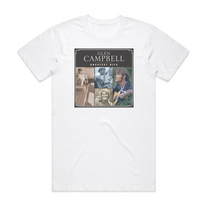 Glen Campbell Greatest Hits Album Cover T-Shirt White