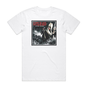 Gotthard Anytime Anywhere Album Cover T-Shirt White Gotthard Anytime Anywhere Album Cover T-Shirt White