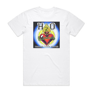 H2O Thicker Than Water Album Cover T-Shirt White H2O Thicker Than Water Album Cover T-Shirt White