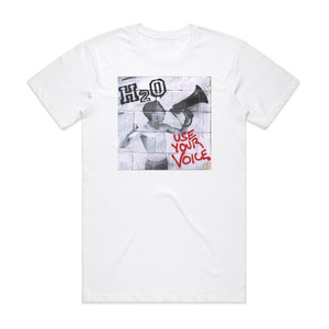 H2O Use Your Voice Album Cover T-Shirt White H2O Use Your Voice Album Cover T-Shirt White