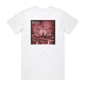 Hearse Dominion Reptilian Album Cover T-Shirt White Hearse Dominion Reptilian Album Cover T-Shirt White