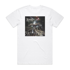 Hearse Single Ticket To Paradise Album Cover T-Shirt White Hearse Single Ticket To Paradise Album Cover T-Shirt White