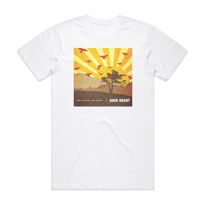 Have Heart The Things We Carry Album Cover T-Shirt White Have Heart The Things We Carry Album Cover T-Shirt White