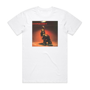 Hypocrisy The Fourth Dimension Album Cover T-Shirt White Hypocrisy The Fourth Dimension Album Cover T-Shirt White