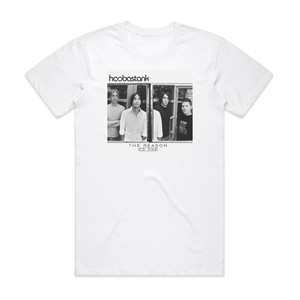 Hoobastank The Reason 4 Album Cover T-Shirt White Hoobastank The Reason 4 Album Cover T-Shirt White