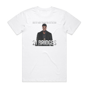 Henry Jackman 21 Bridges Album Cover T-Shirt White Henry Jackman 21 Bridges Album Cover T-Shirt White