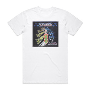 Hawkwind Light Orchestra Stellar Variations Album Cover T-Shirt White