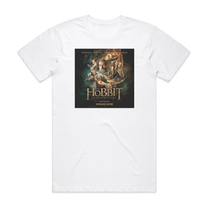 Howard Shore The Hobbit The Desolation Of Smaug 3 Album Cover T-Shirt White Howard Shore The Hobbit The Desolation Of Smaug 3 Album Cover T-Shirt White