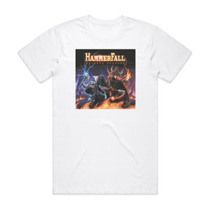 HammerFall Crimson Thunder Album Cover T-Shirt White