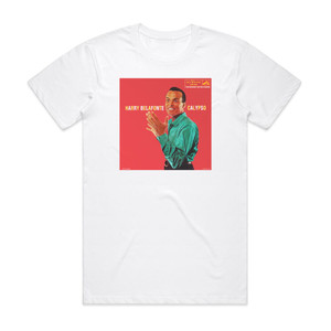 Harry Belafonte Calypso Album Cover T-Shirt White Harry Belafonte Calypso Album Cover T-Shirt White