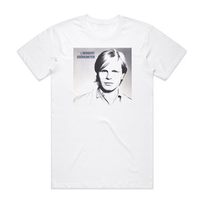 Herbert Gronemeyer 1978 1980 Album Cover T-Shirt White Herbert Gronemeyer 1978 1980 Album Cover T-Shirt White