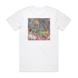 Hot Hot Heat Future Breeds Album Cover T-Shirt White Hot Hot Heat Future Breeds Album Cover T-Shirt White