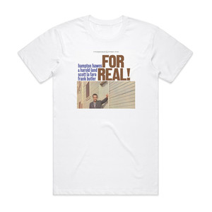 Hampton Hawes For Real Album Cover T-Shirt White Hampton Hawes For Real Album Cover T-Shirt White