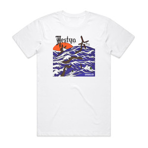 Hestyn Derailed Album Cover T-Shirt White Hestyn Derailed Album Cover T-Shirt White