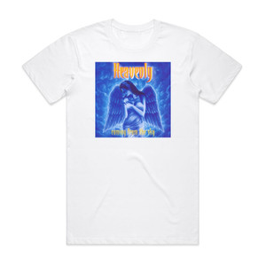 Heavenly Coming From The Sky Album Cover T-Shirt White Heavenly Coming From The Sky Album Cover T-Shirt White