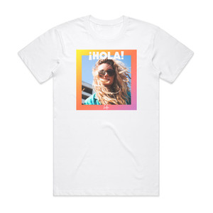 Hollyn Hola Album Cover T-Shirt White Hollyn Hola Album Cover T-Shirt White