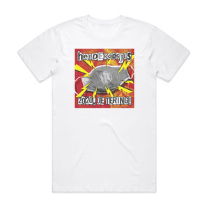 Heideroosjes Billy Broke A Bottle Again Album Cover T-Shirt White Heideroosjes Billy Broke A Bottle Again Album Cover T-Shirt White