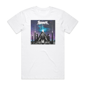 Huntress Starbound Beast Album Cover T-Shirt White Huntress Starbound Beast Album Cover T-Shirt White