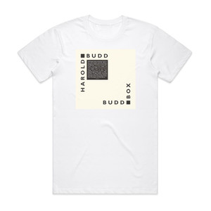 Harold Budd Budd Box Album Cover T-Shirt White Harold Budd Budd Box Album Cover T-Shirt White