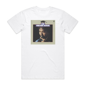 Hiroshi Suzuki Cat Album Cover T-Shirt White Hiroshi Suzuki Cat Album Cover T-Shirt White