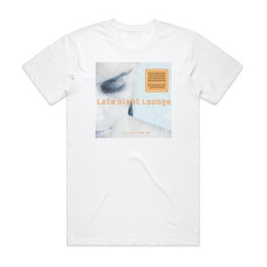 Hillton FM Late Night Lounge Album Cover T-Shirt White Hillton FM Late Night Lounge Album Cover T-Shirt White