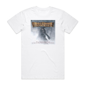 Hans Zimmer Pirates Of The Caribbean At Worlds End Album Cover T-Shirt White